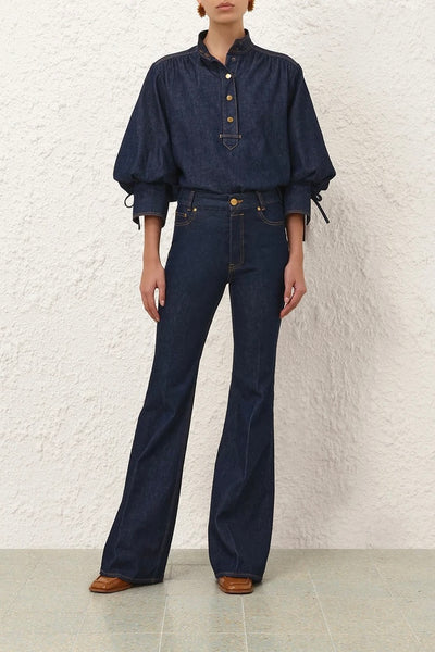 Denim Billow Shirt