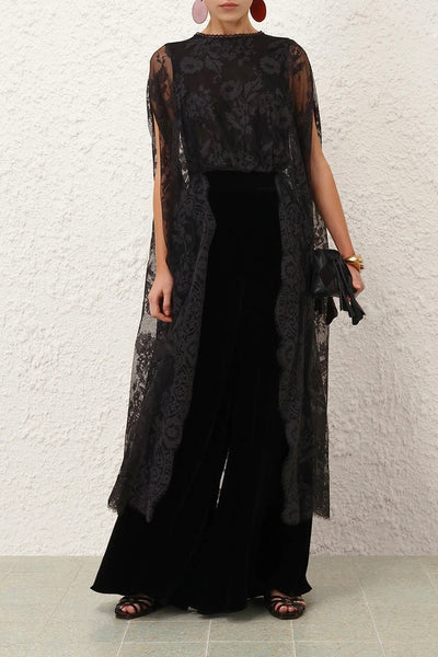 Valiant Lace Caped Top