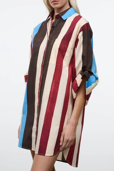 Nico Dress (Caffe Stripe)