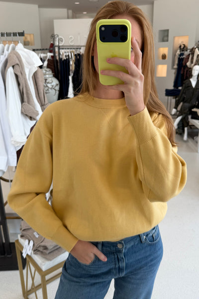 Casual Sweater Top (Lemon)