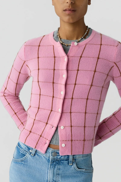 Jane Checker Cardigan Sprinkle