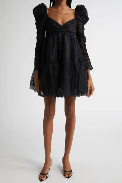 Tulle Ruched MINI Dress