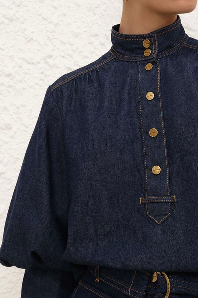 Denim Billow Shirt