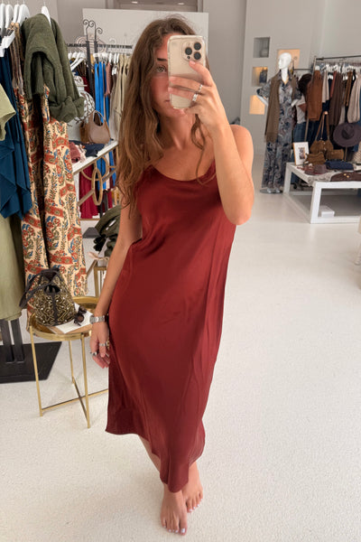 Jin Sweater Dress Combo (Russet)