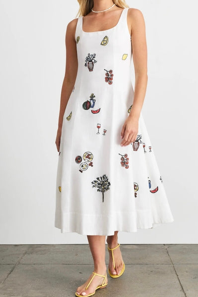 Soren Dress (Optic White)