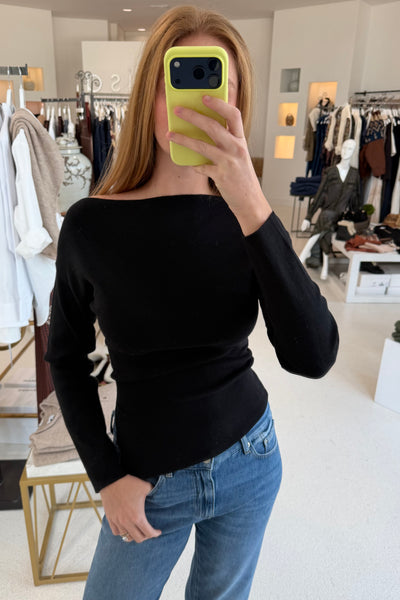 Solid Long Sleeve Black