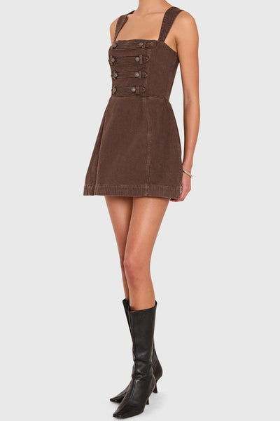 Bethany Romper (Cocoa)