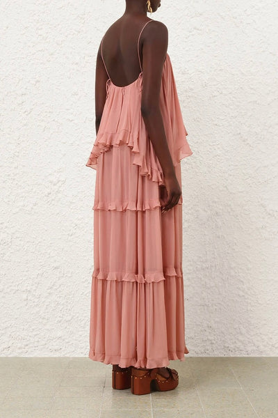 Luna Frilled Slip Dress