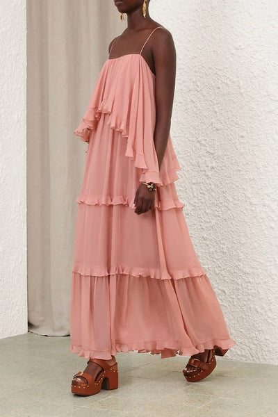 Luna Frilled Slip Dress
