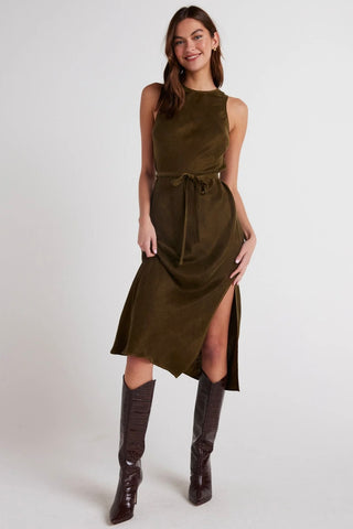 Tank Slip Dress Olive