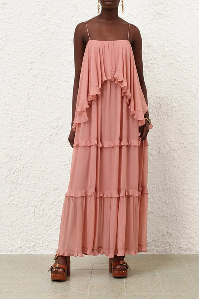 Luna Frilled Slip Dress