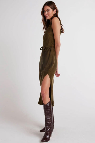 Tank Slip Dress Olive