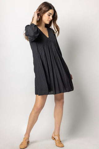 Bracelet Sleeve V-Neck Dress