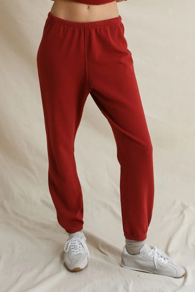 Johnny Sweatpant Ruby Red