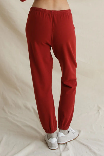 Johnny Sweatpant Ruby Red