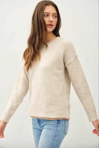 Drop Shoulder Sweater