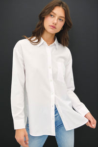 Oversize Button Down Off White