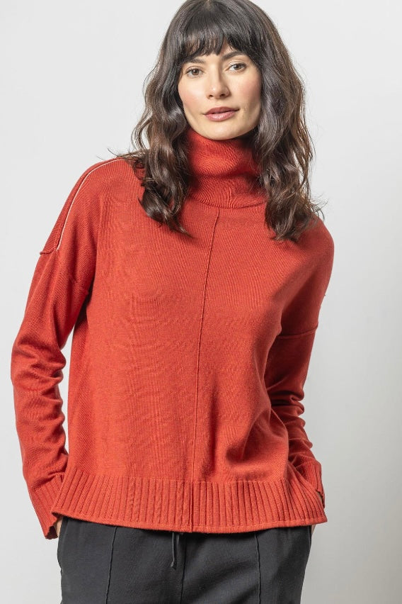 Relaxed Turtleneck Sweater