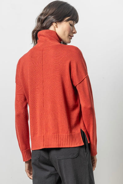 Relaxed Turtleneck Sweater