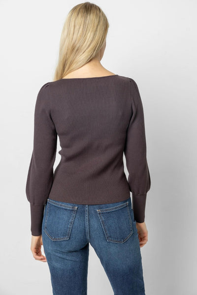 Full Sleeve Square Neck Sweater