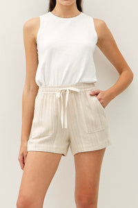 Striped Shorts (Natural)