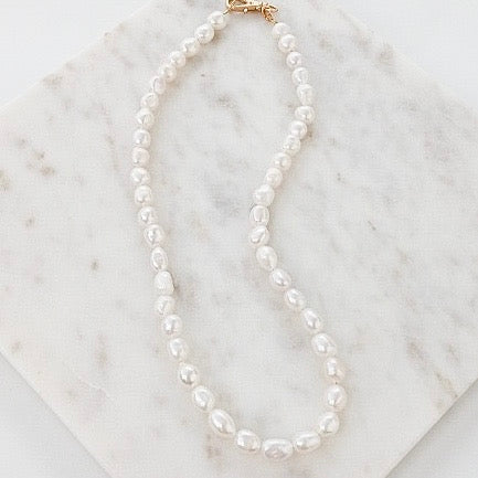 17" Small Pearl Necklace