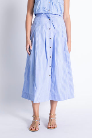 EDEN Button Down Skirt