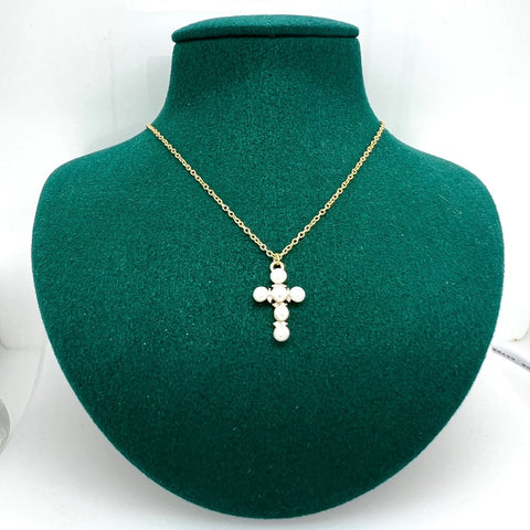 CROSS Mother Of Pearl NECKLACE
