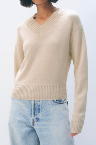 Cashmere V-Neck Sweater