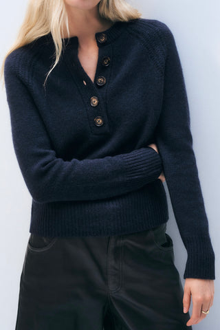 Cashmere Luxe Henley