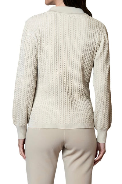HOPE Cable Knit Sweater (Beige)