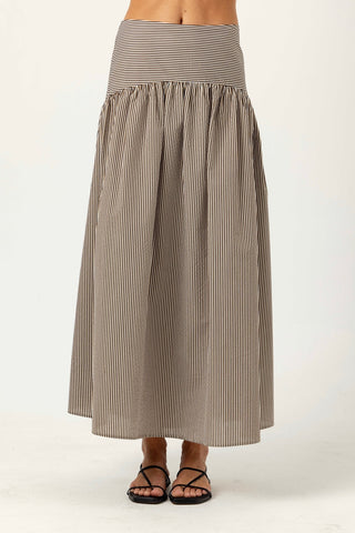 STRIPE Celeste Skirt
