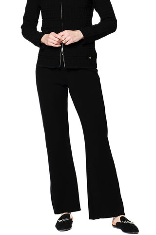 DOMENIQUE Knit Pants Black