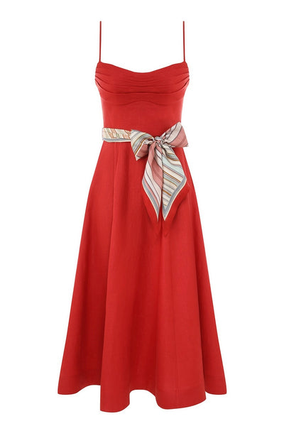 Rebellion Tuck Midi Dress