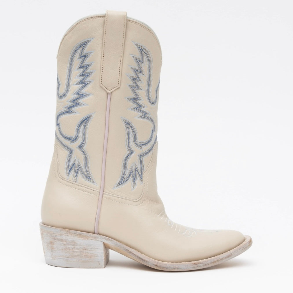 AUSTIN Boot Ivory Multi
