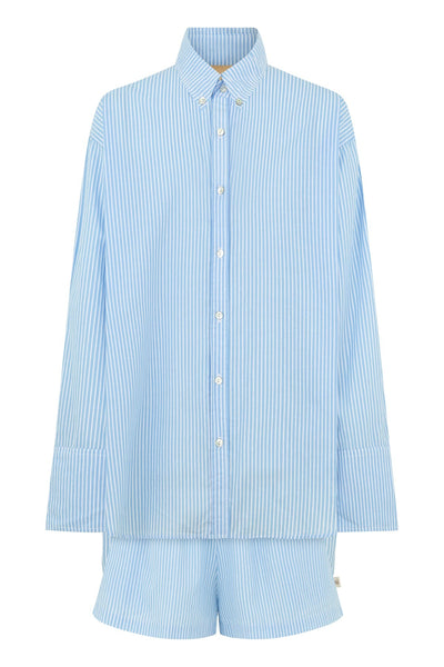 Portugal Shirt Set Blue Stripe