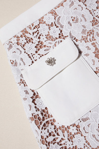 Lace Mini Skirt
