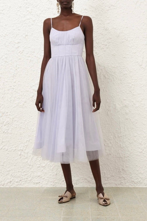 Tulle Corset Midi Dress – Kiki Risa Clothing