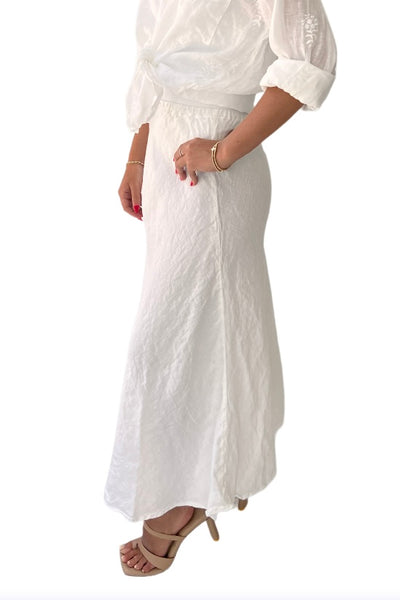 TANYA Linen Twill Skirt