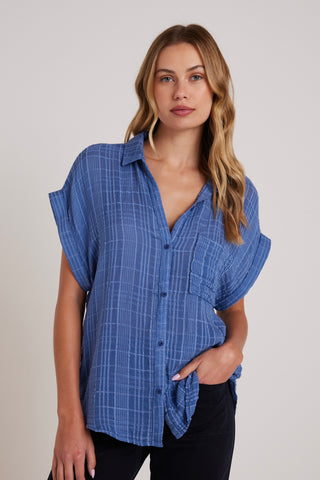 S/S Pocket Button Down Indigo