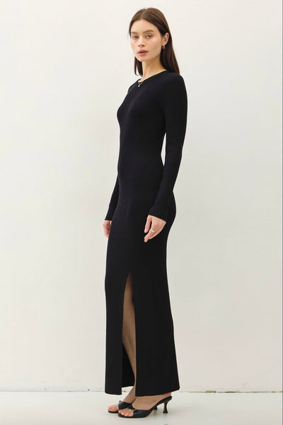 Long Sleeve Maxi Sweater Dress