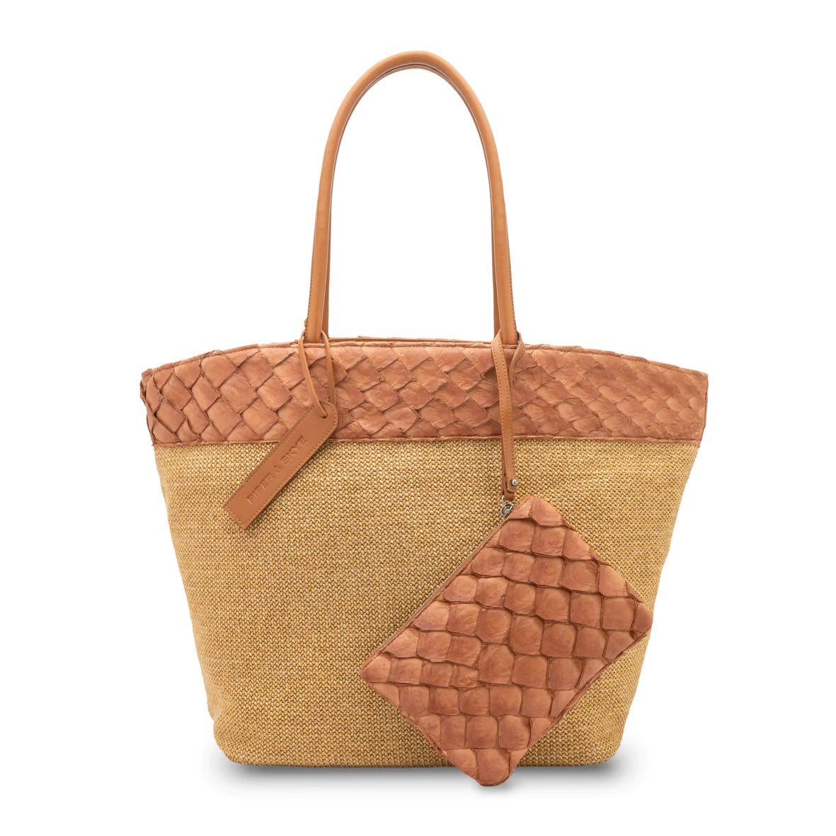 RIO Raffia Beach Bag Cognac