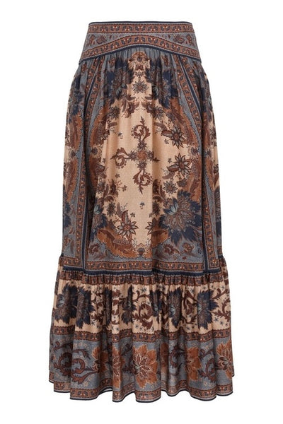 Ascension Tiered Midi Skirt