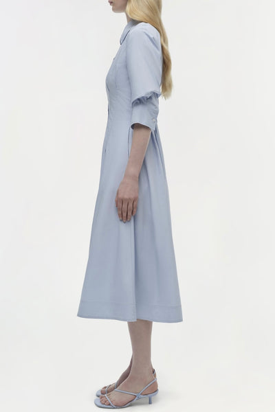 JAZZ Pintuck Midi Dress