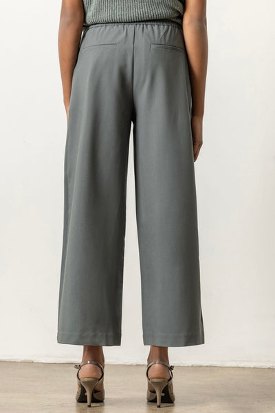 Wide Leg Pull On Pant