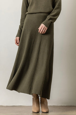 Flared Sweater Skirt