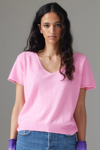 Biarritz Sweater Tee Pink