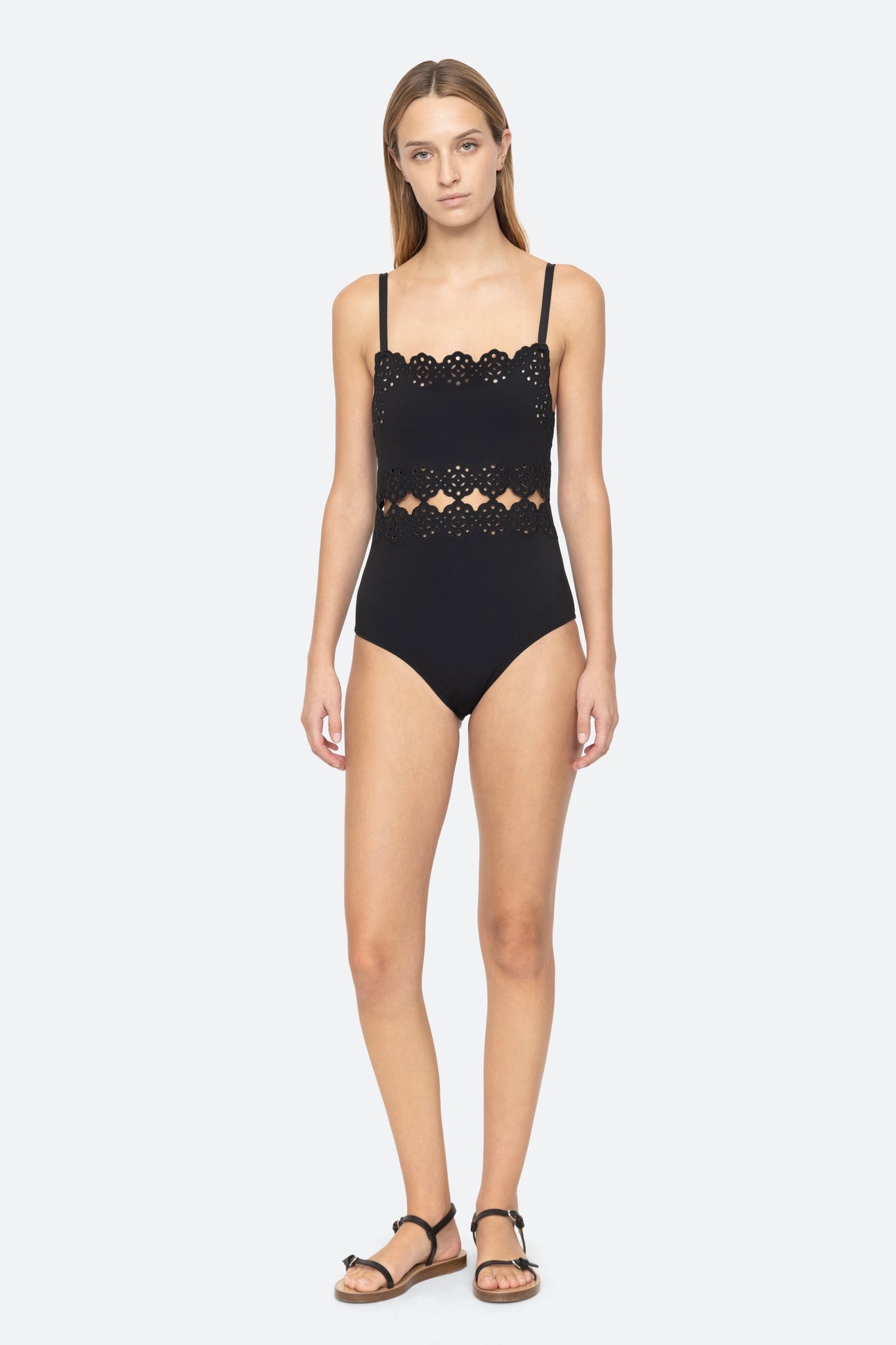 MAE Scallop One Piece Suit