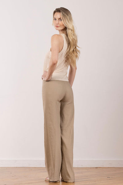 FLAVIA Linen Khaki