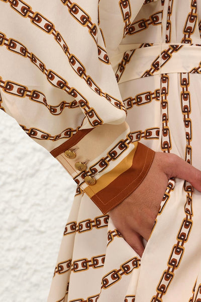 Tuck Mini Shirt Dress